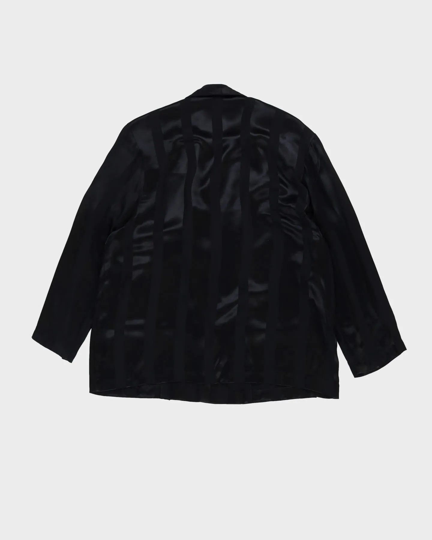 00s Black Evening Blazer Style Jacket - L