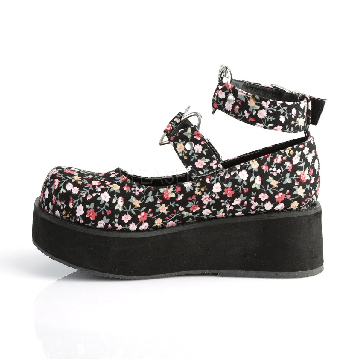 2 Inch Platform SPRITE-02 Floral Fabric