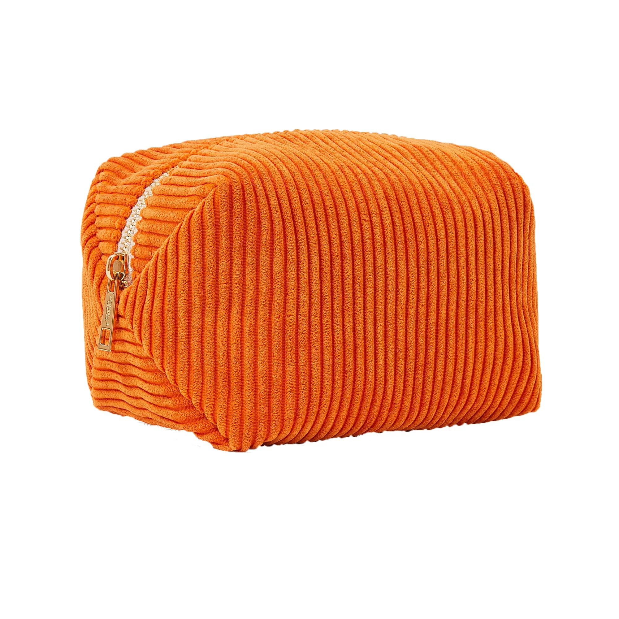 Accessorize London Women's Orange Cord Make Up Bag