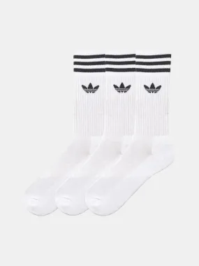 Adidas Solid Crew Socks - White