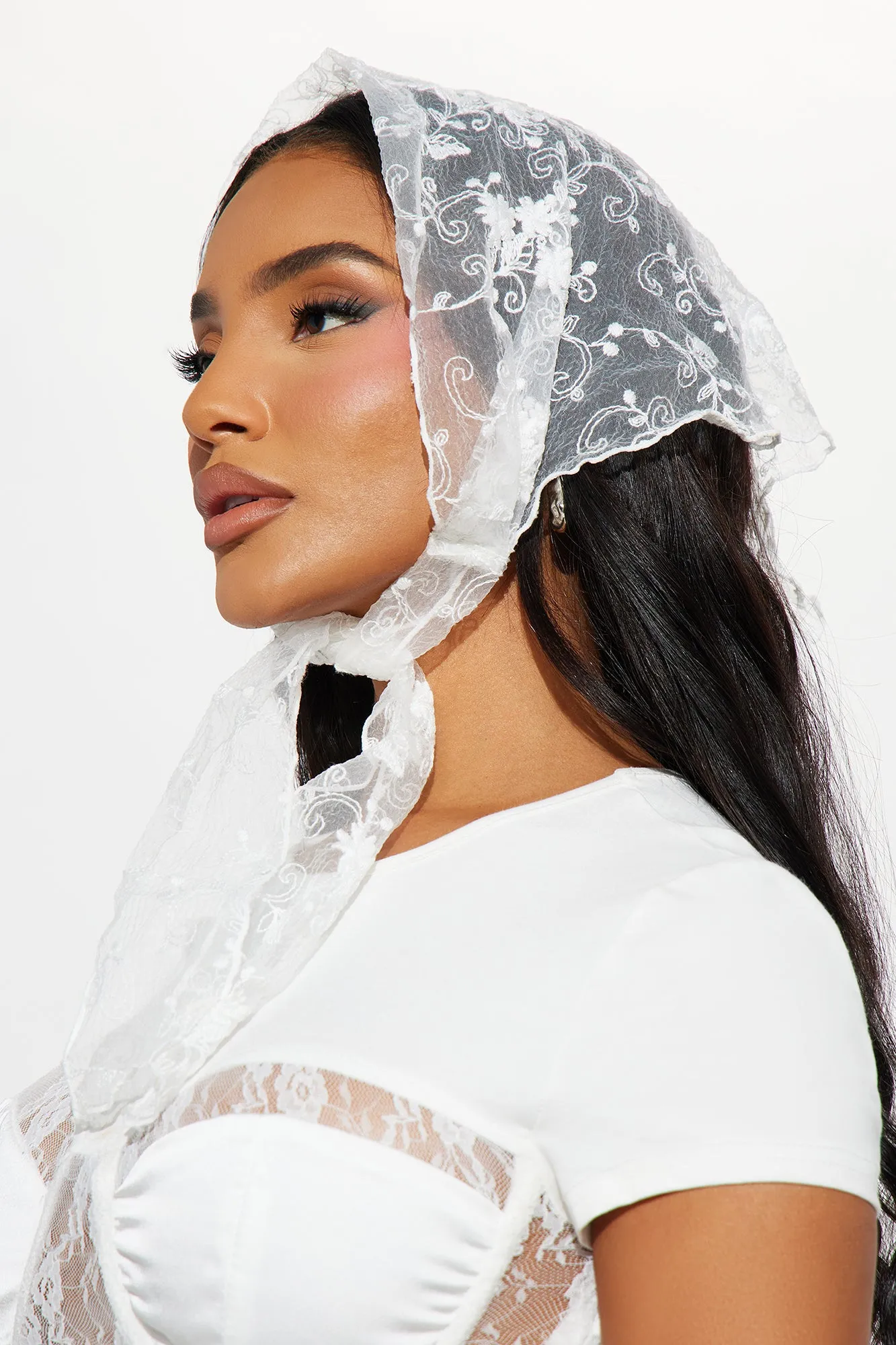 Afternoon Bliss Head Wrap - White