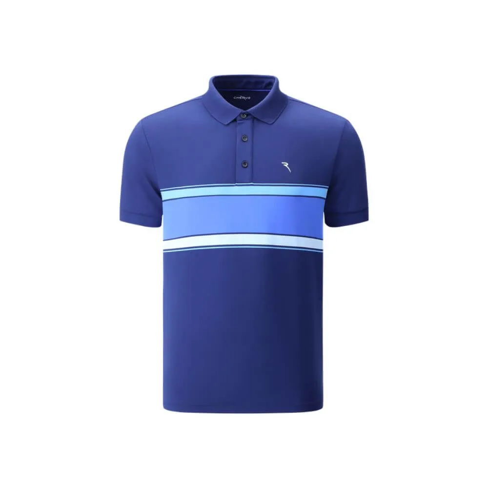 AGELONG | STRIPED SUNBLOCK® POLO | FINAL SALE