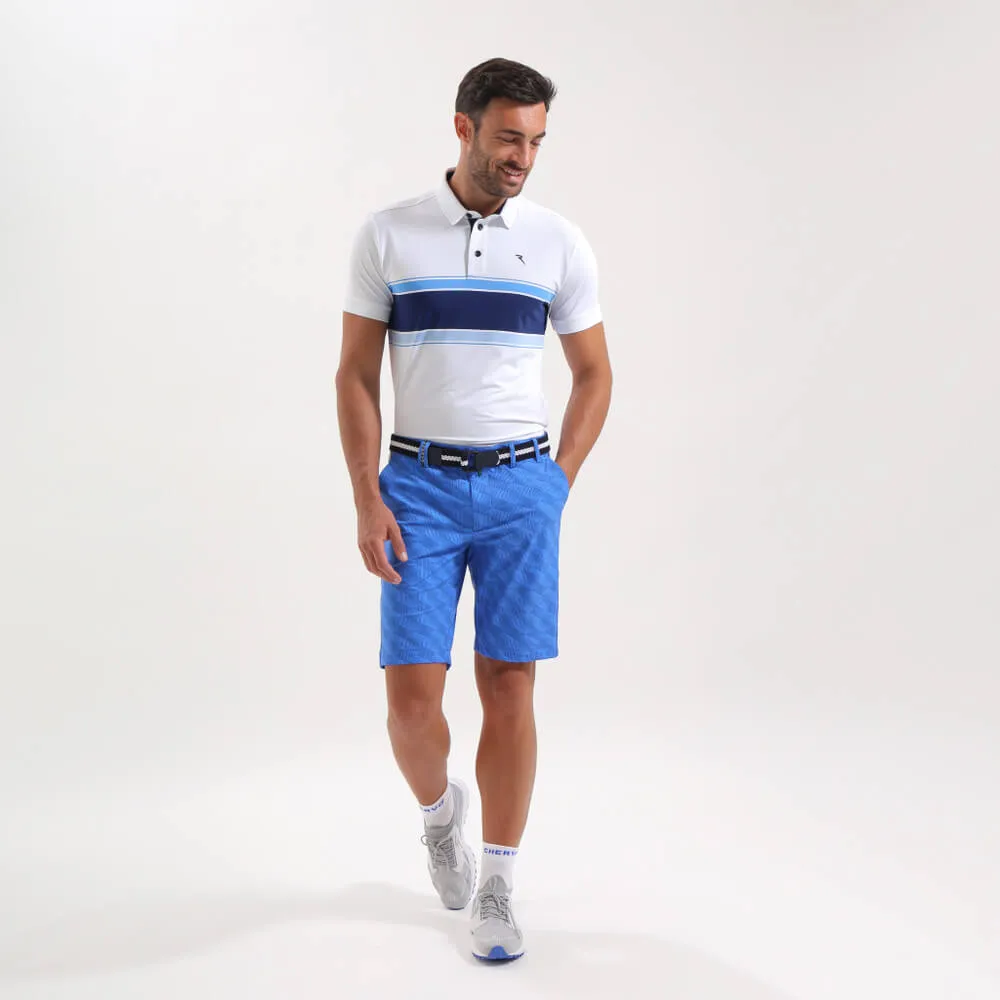 AGELONG | STRIPED SUNBLOCK® POLO | FINAL SALE