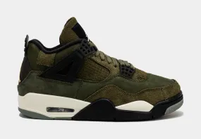 Air Jordan 4 Retro SE Craft Olive Mens Lifestyle Shoes (Medium Olive) Free Shipping