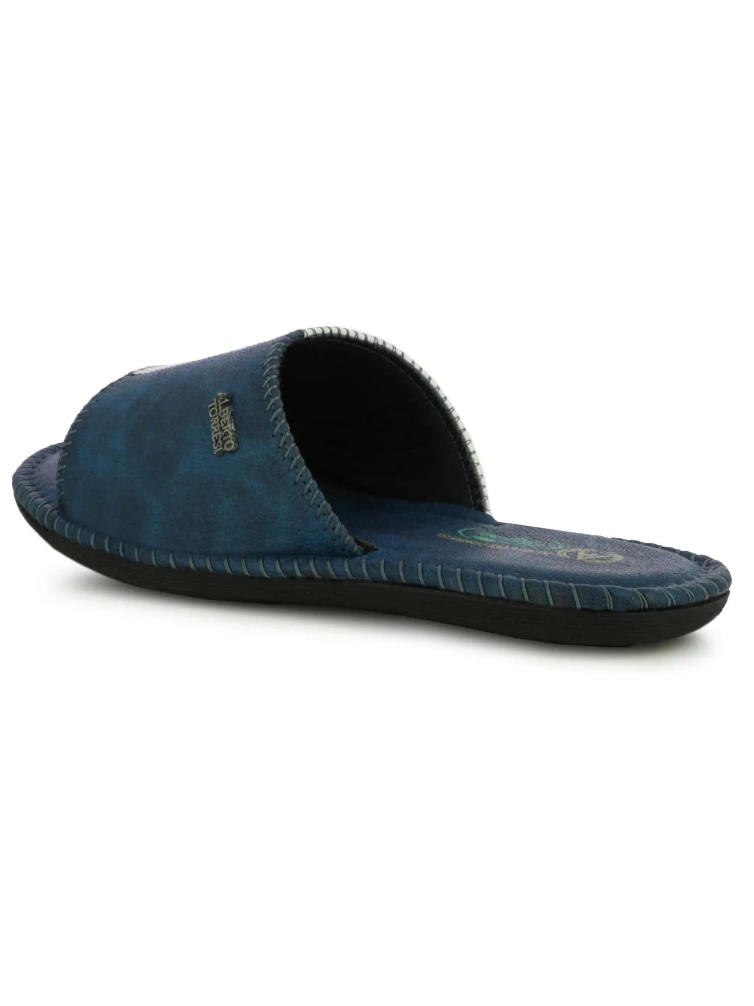 Alberto Torresi Men's Nova Blue Casual Slippers