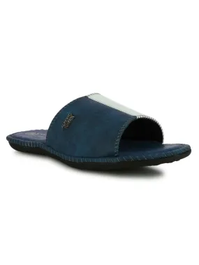 Alberto Torresi Men's Nova Blue Casual Slippers