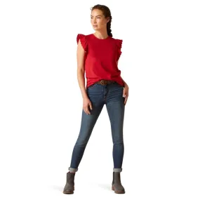 Ariat Ladies Ludlow Short Sleeved Top Scooter