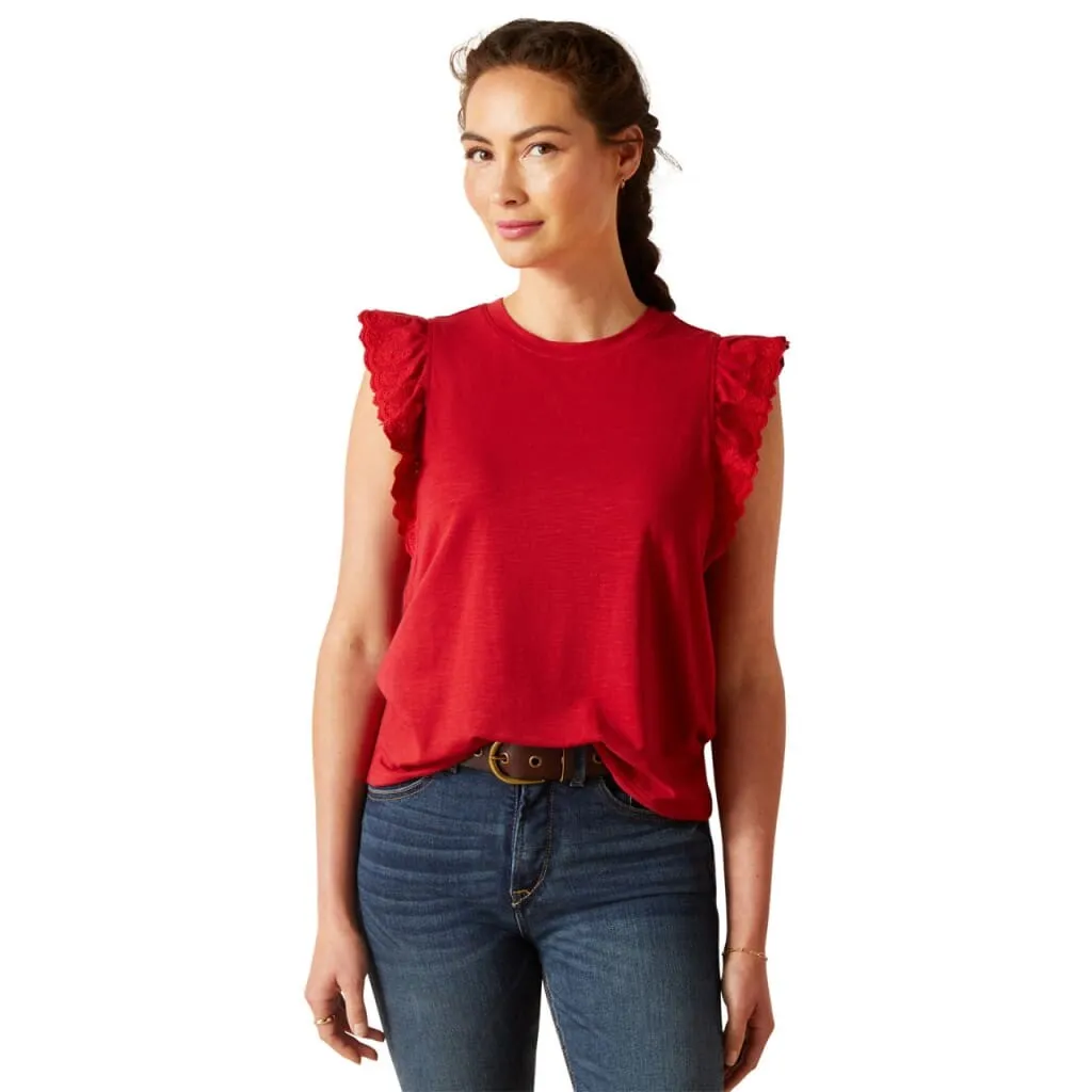 Ariat Ladies Ludlow Short Sleeved Top Scooter