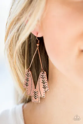 Arizona Adobe Copper Earrings