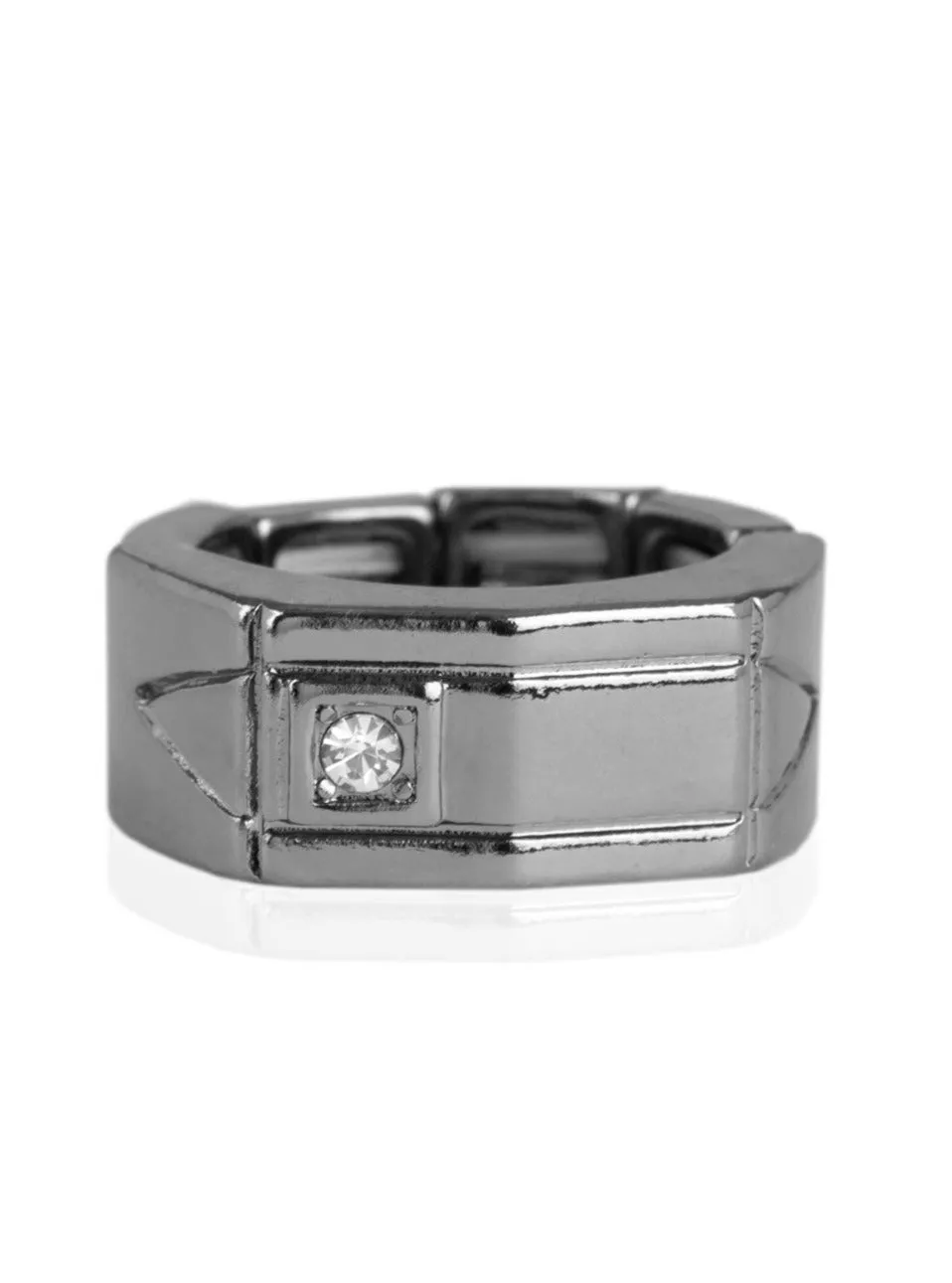 Atlas Black Men's Ring