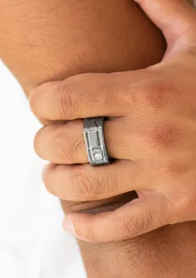 Atlas Black Men's Ring