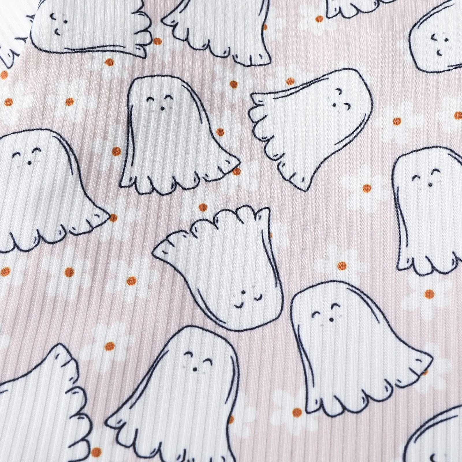 Baby Girls Letters Cartoon Print Halloween Rompers Wholesale 23090634