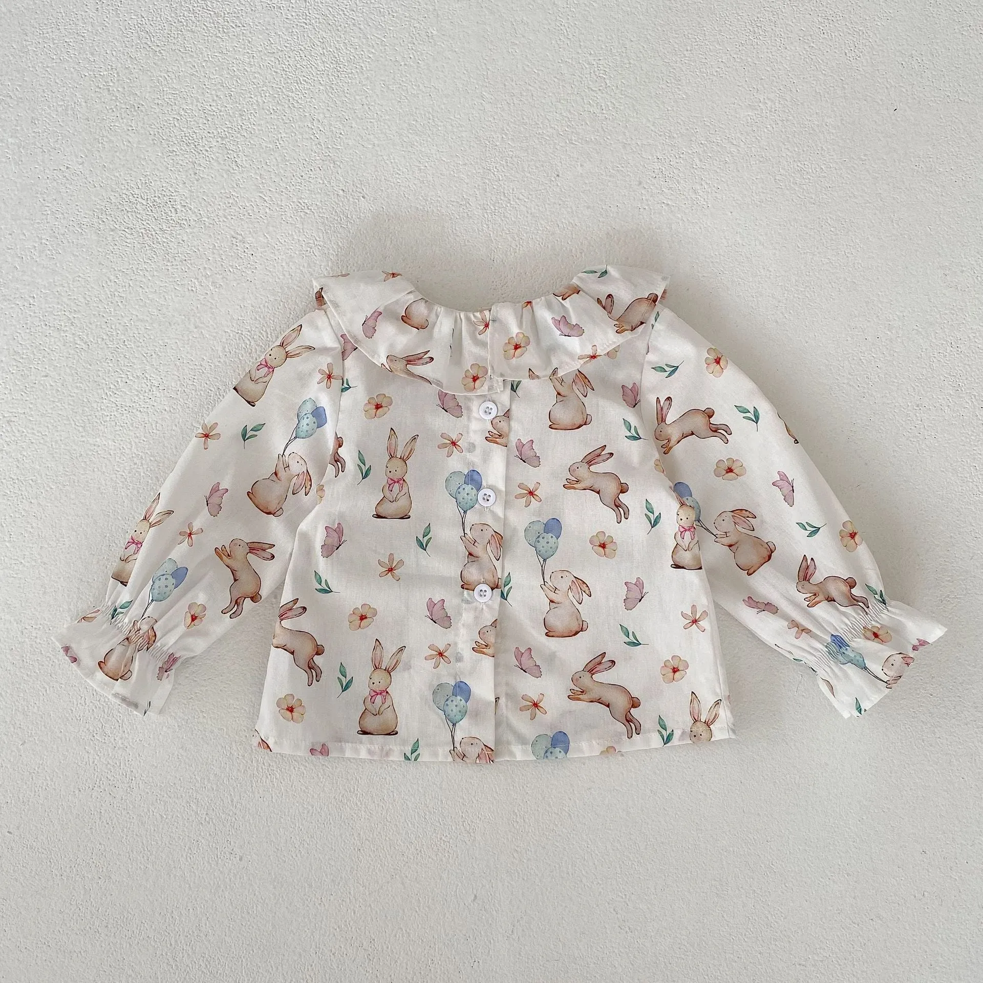 Baby Girls Solid Color Animals Print Tops And Rompers Wholesale 230828139