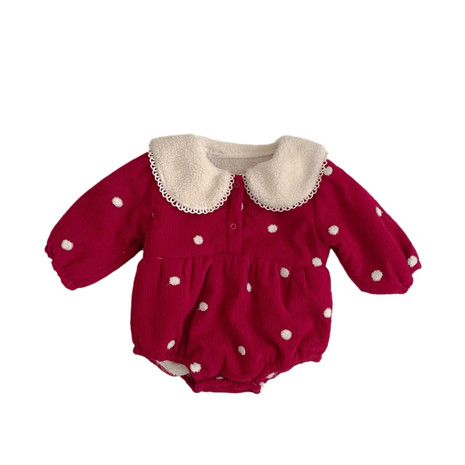 Baby Kid Girls Polka dots Rompers Wholesale 231019176