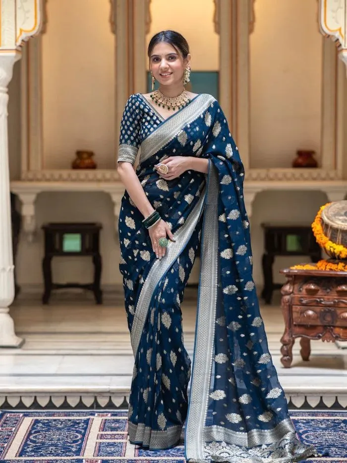 Banarasi Designer Party wear Women's Saree