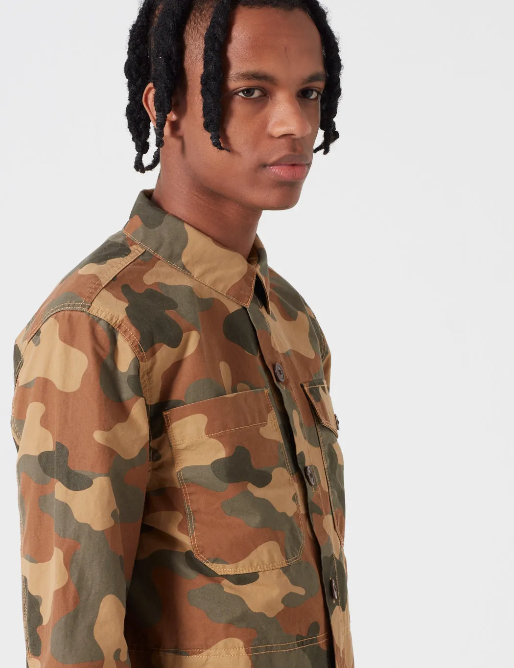 Barbour Heritage Overshirt - Camo