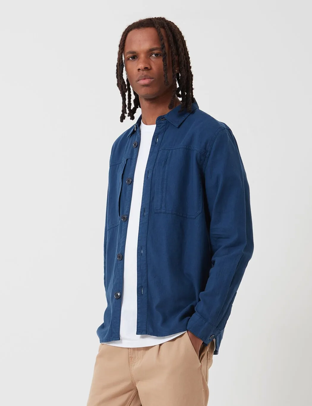 Barbour Kilda Overshirt - Indigo Blue