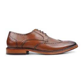 Bata ACE COGNAC Brogue Shoe for Men