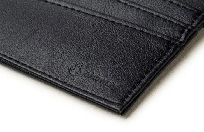 Cardholder vegan-leather unisex wallet by Ahimsa - black, cognac and espresso