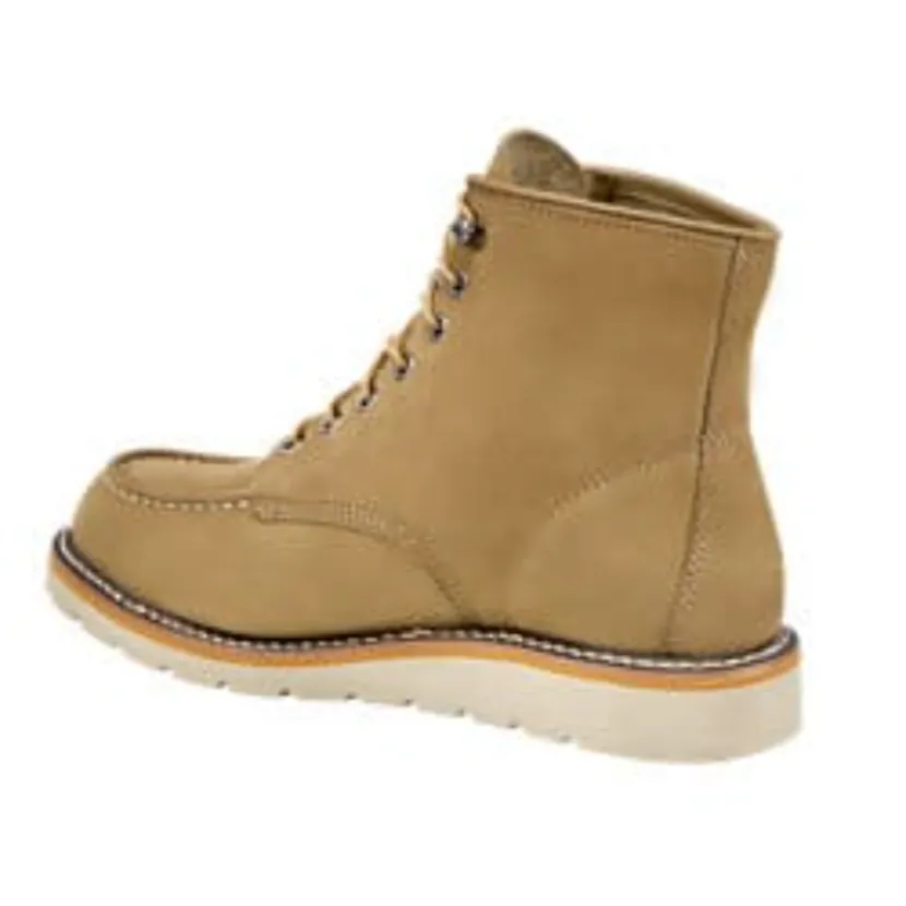 Carhartt Men's Moc 6" Soft Toe Wedge Work Boot Khaki - FW6077-M