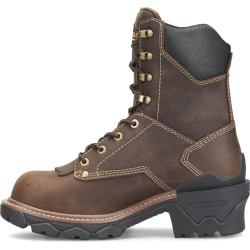 Carolina Men's Cardinal 8 Comp Toe WP Slip Resist Work Boot -Brown- CA7837