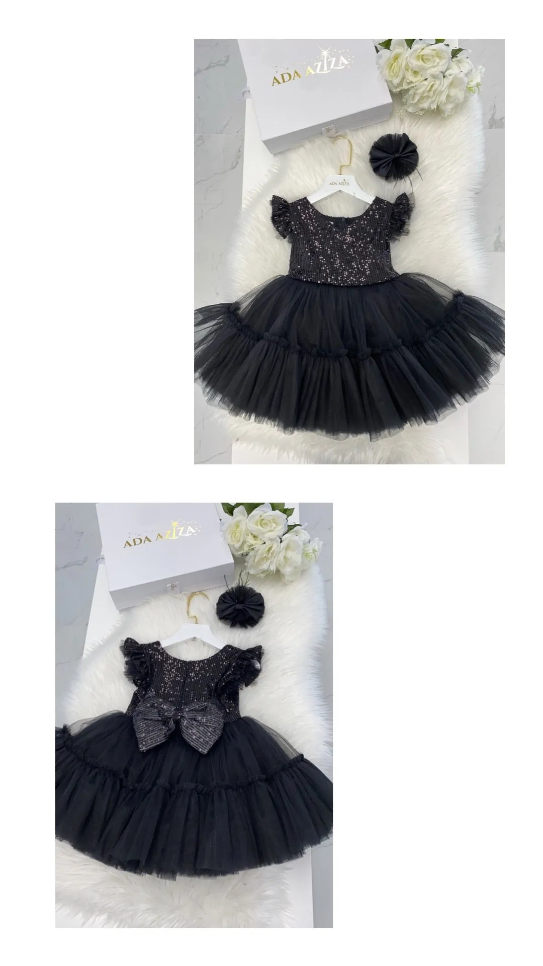 Cattlaya Dress Black