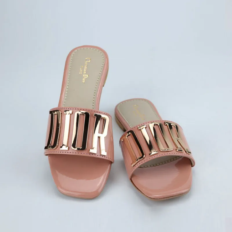 CD Slippers for Women – Luxury Footwear Ladies Logo Slides-1024