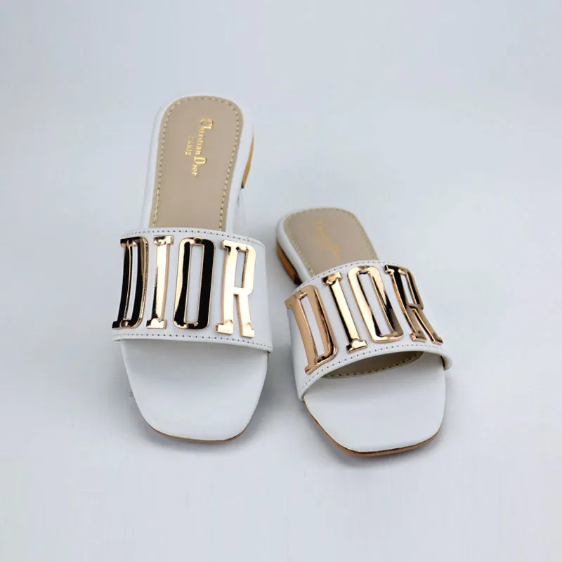 CD Slippers for Women – Luxury Footwear Ladies Logo Slides-1024