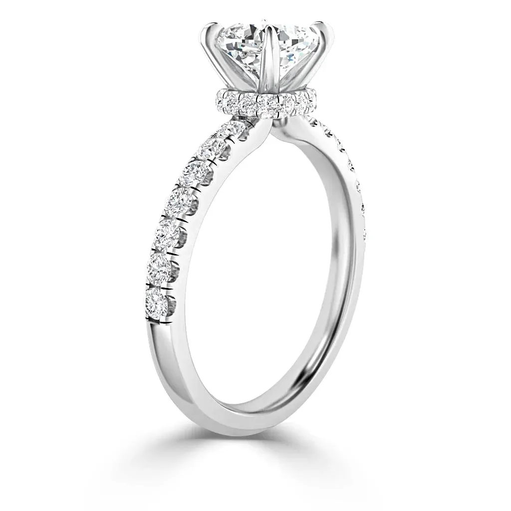 Chanelle - 18ct White Gold - Cushion