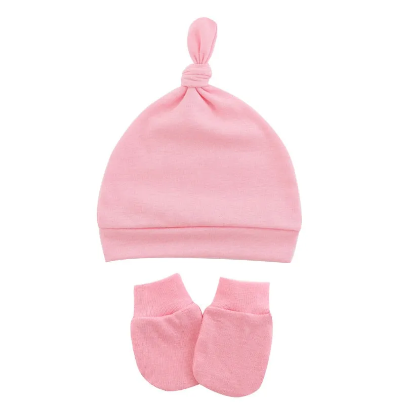 Cozy Cotton Baby Beanies & Mittens