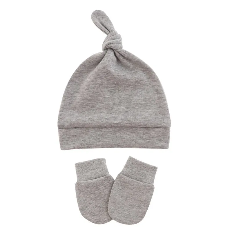 Cozy Cotton Baby Beanies & Mittens