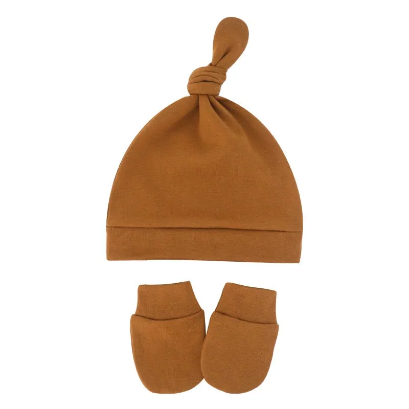 Cozy Cotton Baby Beanies & Mittens