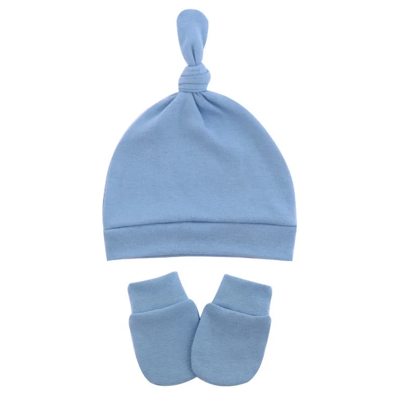 Cozy Cotton Baby Beanies & Mittens