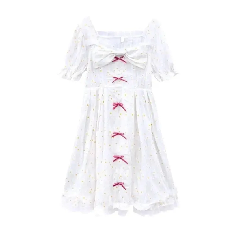 Daisy Kawaii Princess Short Sleeve Summer Dolly Dress