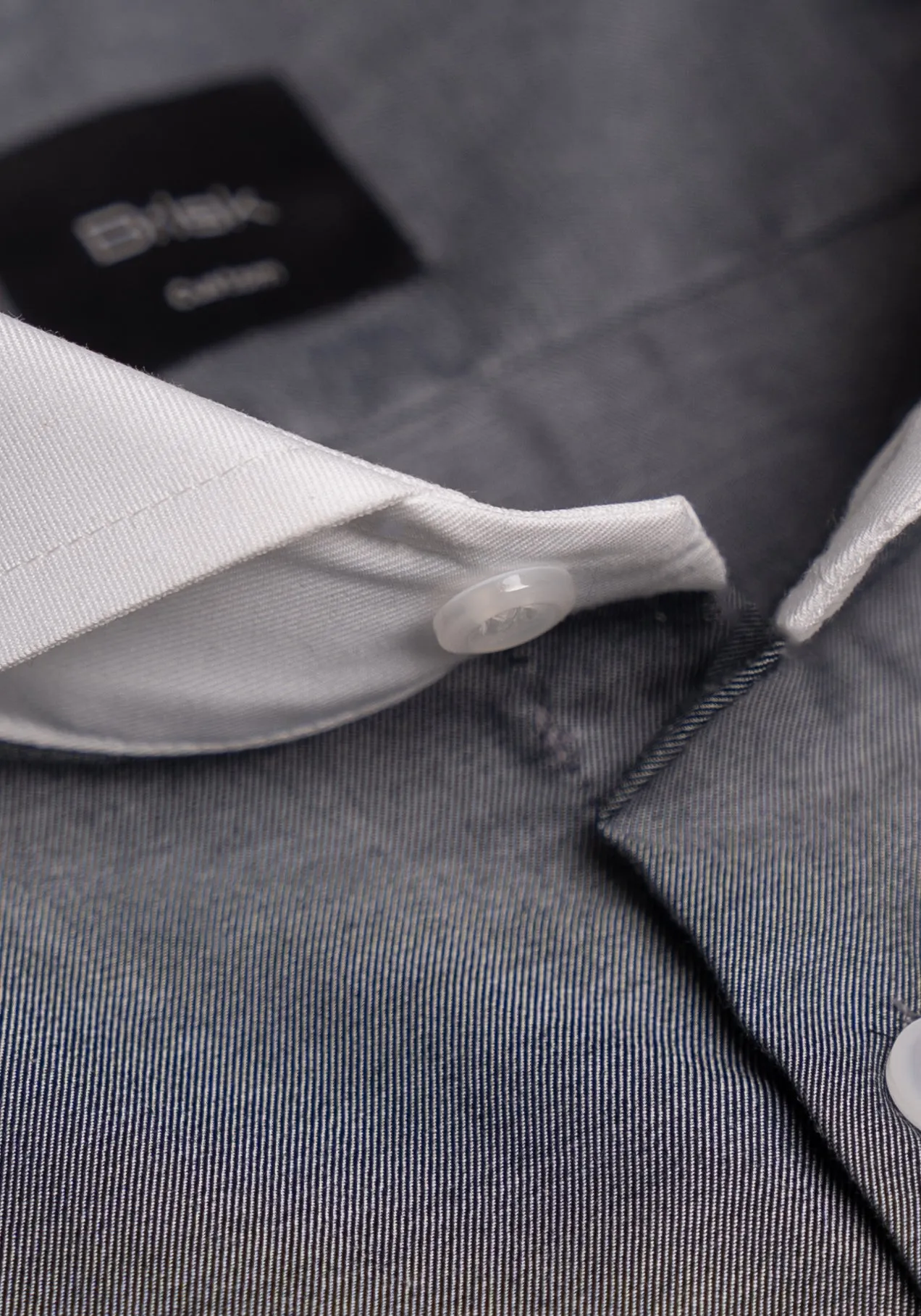 Egyptian Steel Grey Twill Shirt