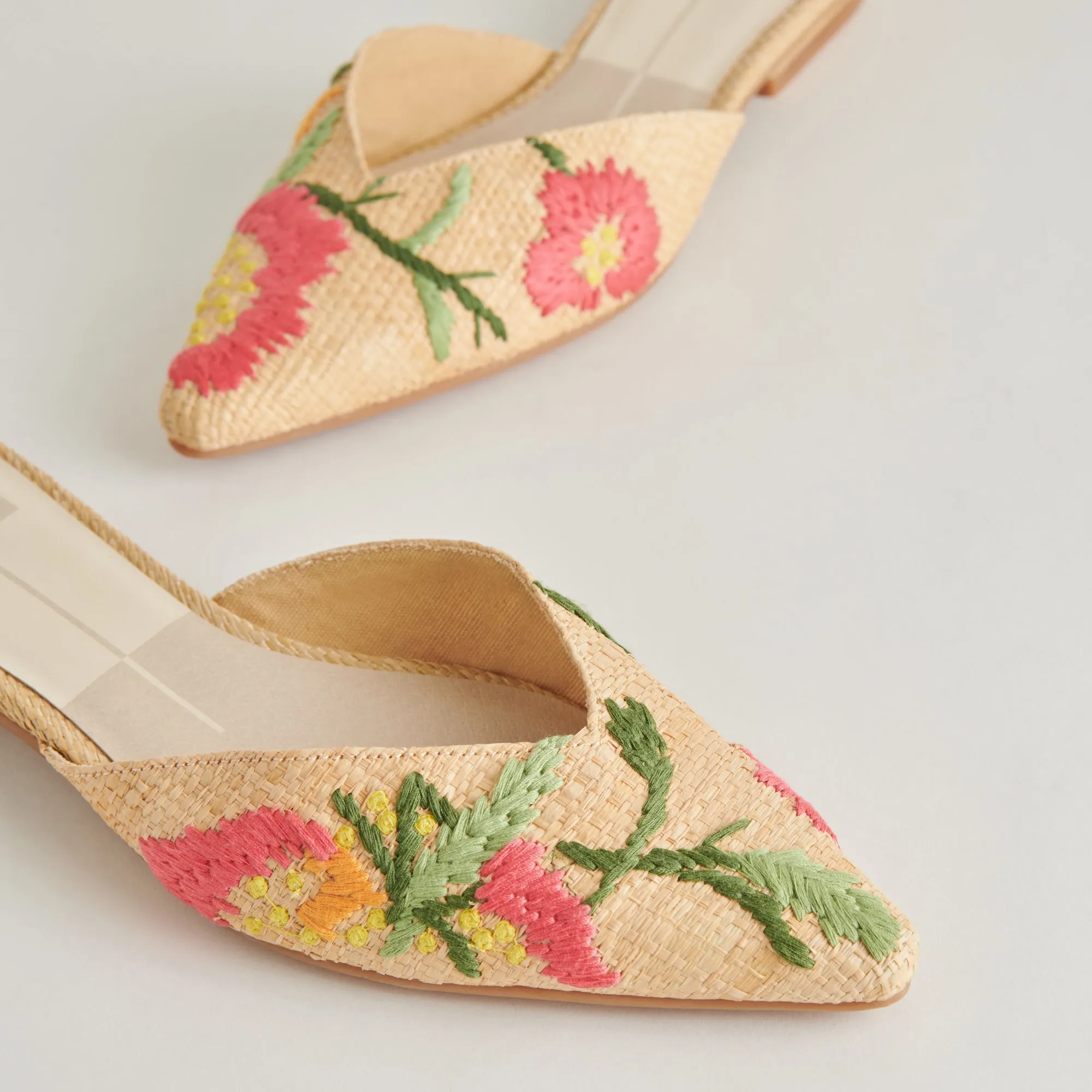 ELM FLATS FLORAL MULTI RAFFIA