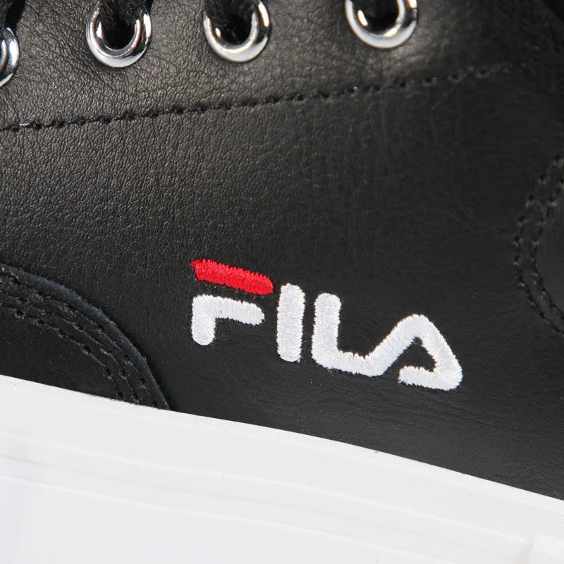 Fila women's shoe sneakers in leather with wedge Sandblast L 1011035.25Y black