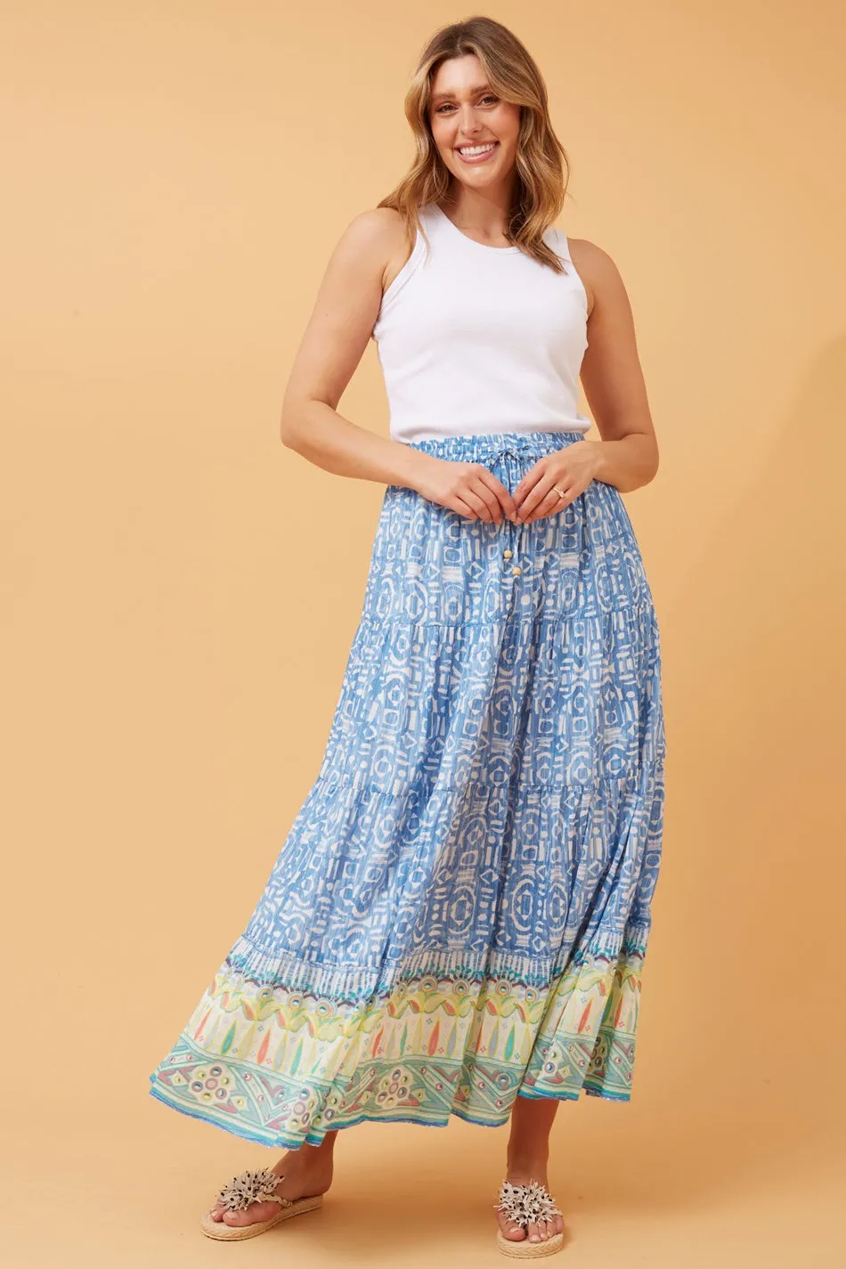 FLEURY BOHO MAXI SKIRT