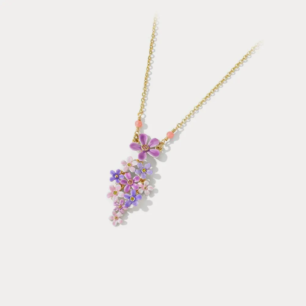 Forget-Me-Not Flowers Necklace