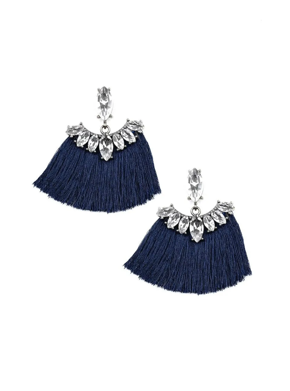 Formal Flair Blue Post Earrings