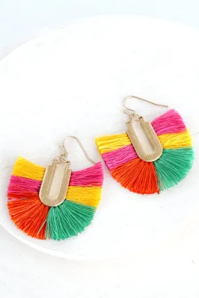 Fringe Statement Earrings