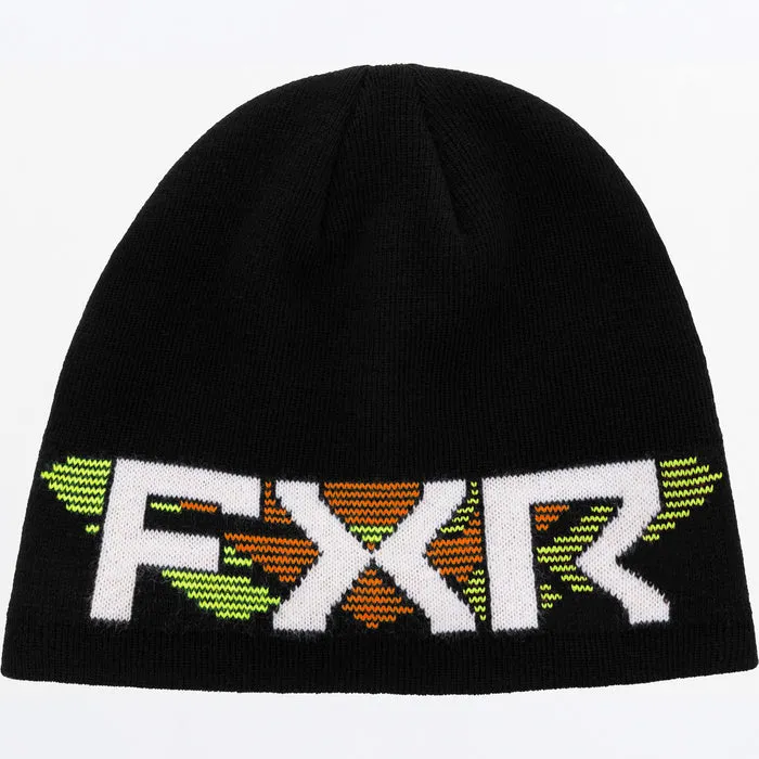 FXR Split Beanie Black/Inferno