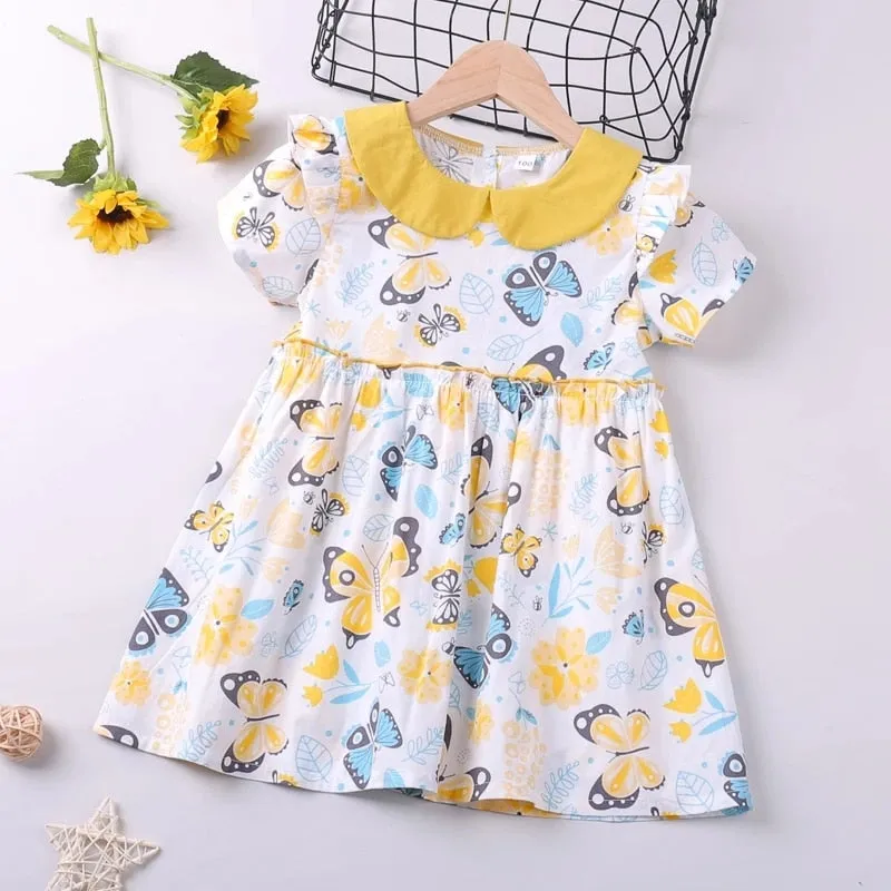 Girls Summer Sleeveless Chiffon Brand New Dress