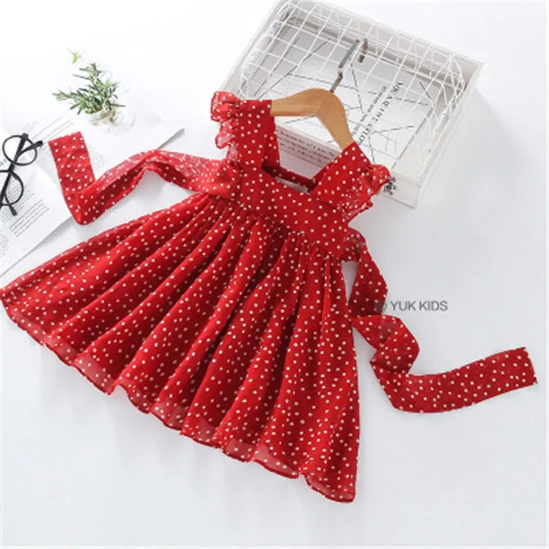 Girls Summer Sleeveless Chiffon Brand New Dress