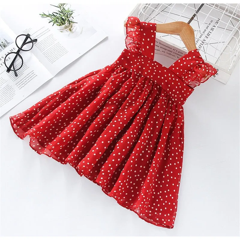 Girls Summer Sleeveless Chiffon Brand New Dress