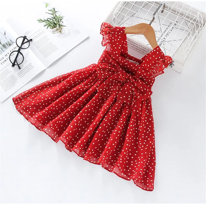 Girls Summer Sleeveless Chiffon Brand New Dress