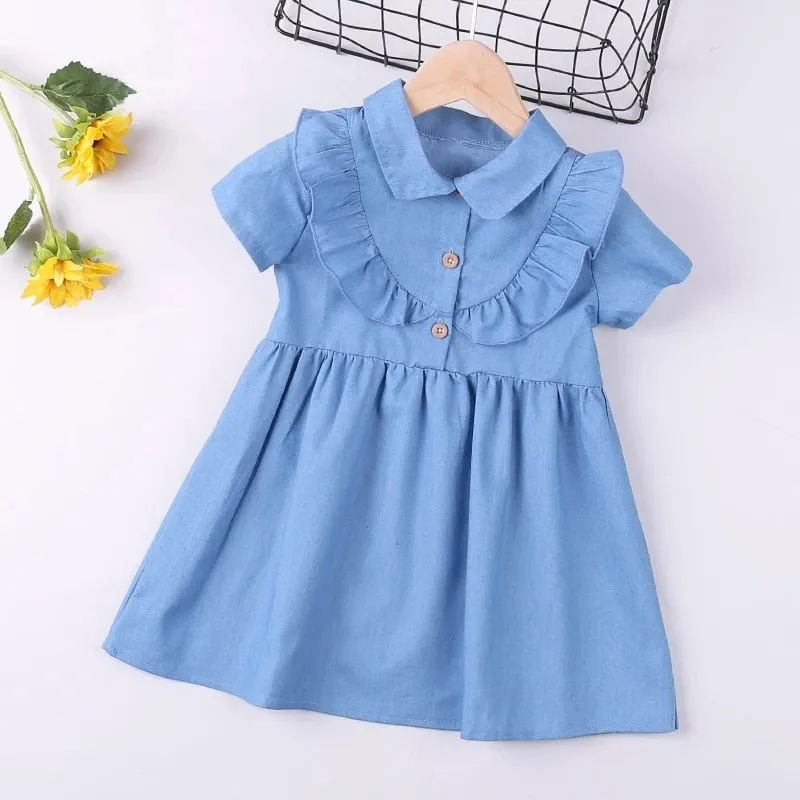 Girls Summer Sleeveless Chiffon Brand New Dress