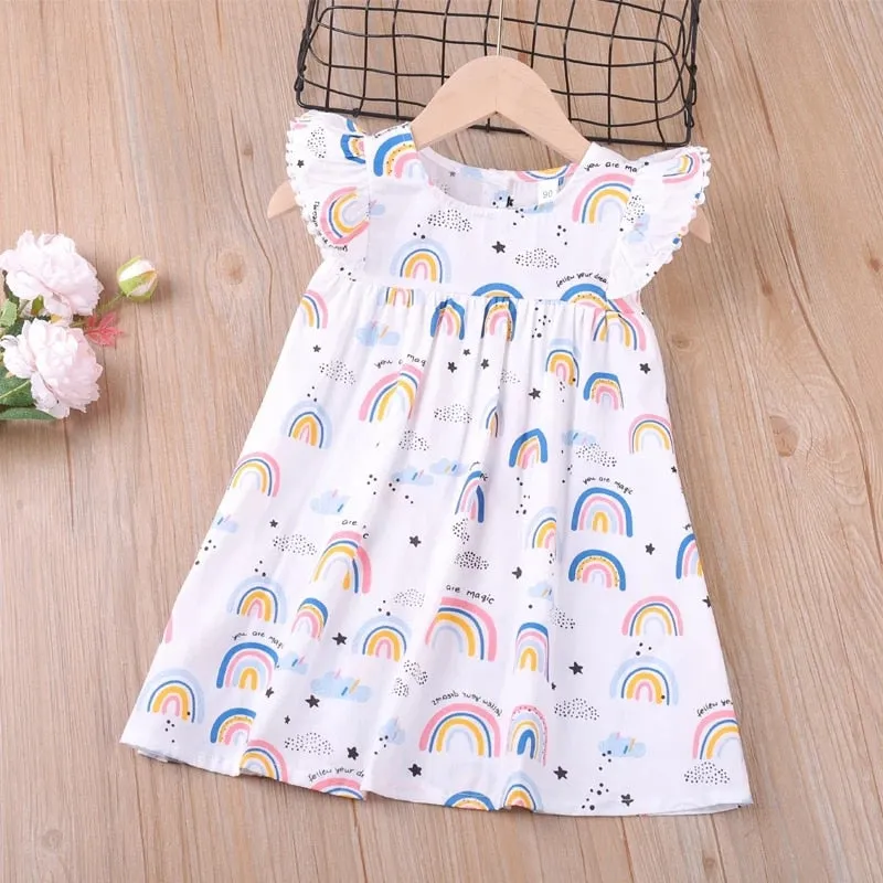 Girls Summer Sleeveless Chiffon Brand New Dress