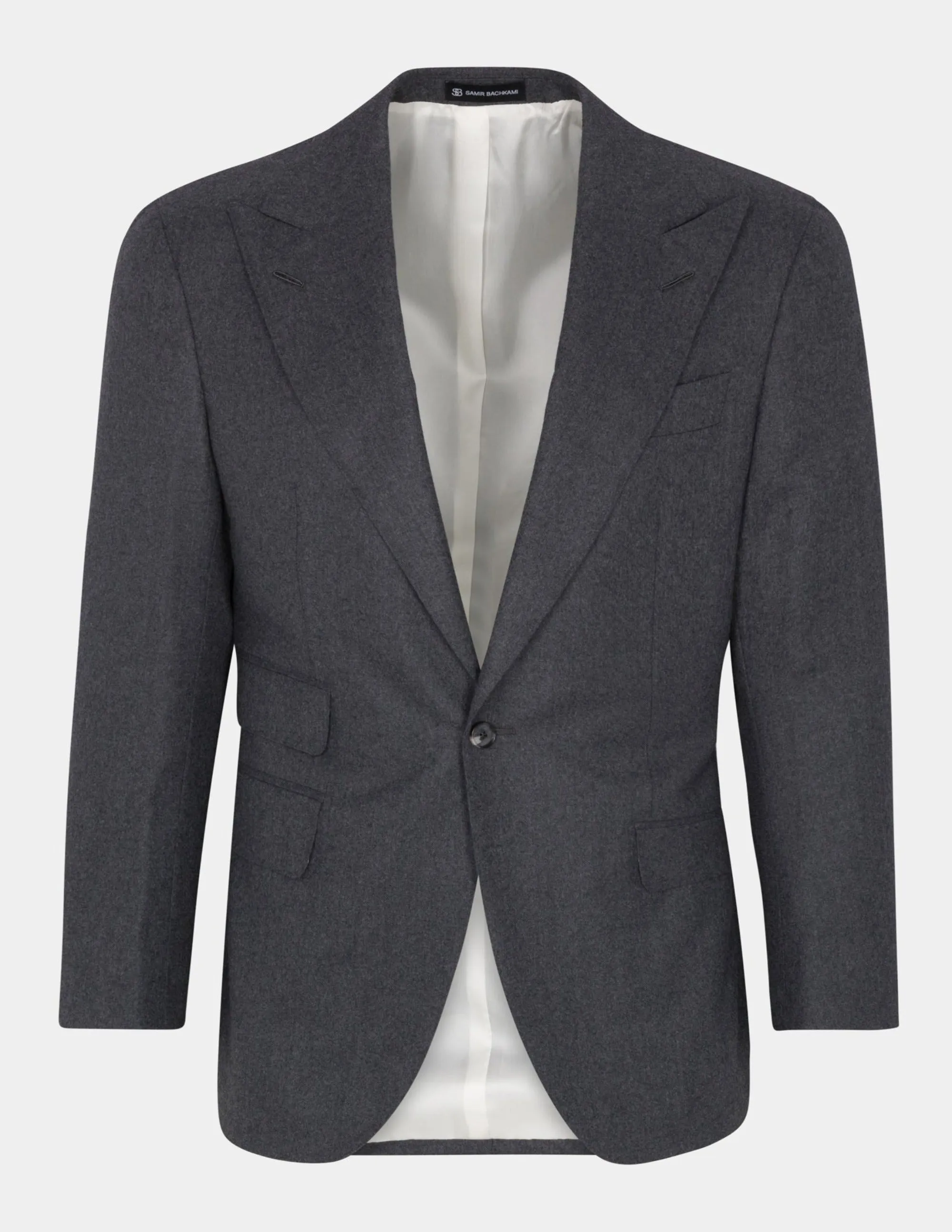 Grey Single Breasted Suit