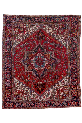 Heriz Vintage Persian Rug 10’1” x 8’5”